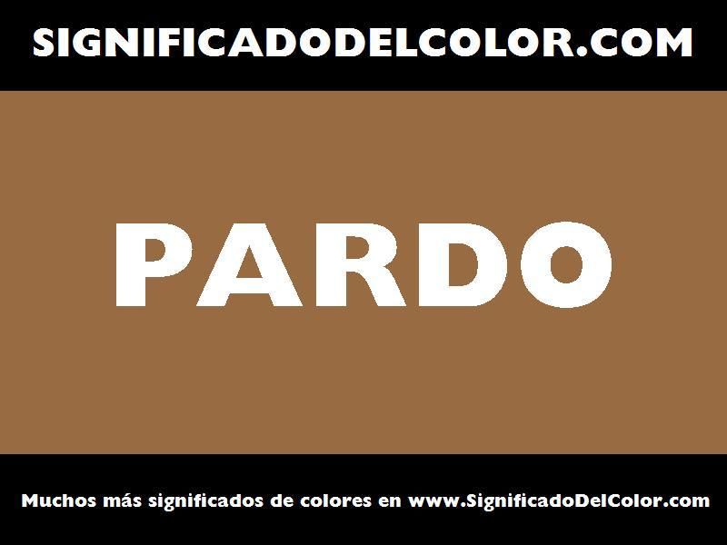 color pardo