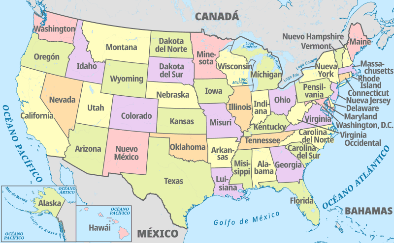 Qué países están al norte y sur de México: Descúbrelo aquí 1 estados unidos
