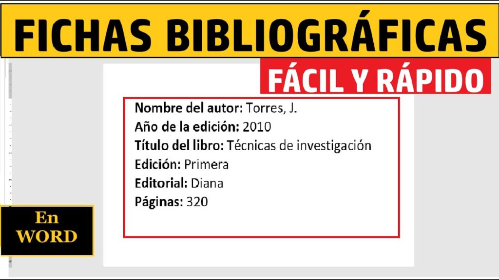 ficha bibliografica