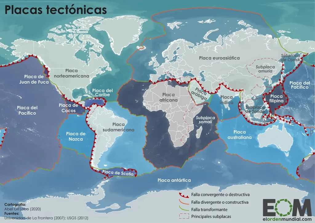placas tectonicas